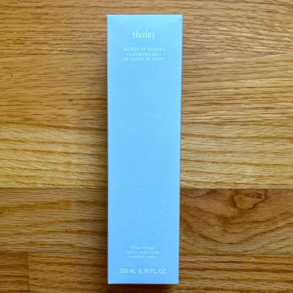 Huxley Secret of Sahara Cleansing Gel Be Clean,Be Moist New
